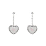 Heart twist earrings - threetimes