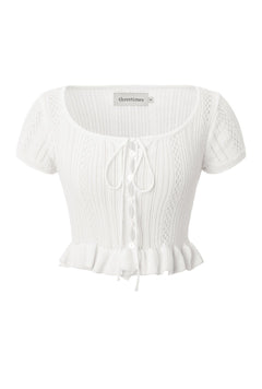 Iris cardigan short sleeve - threetimes