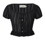 Iris cardigan short sleeve - threetimes