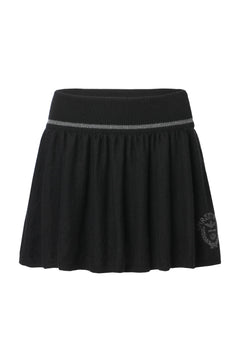 Isabel emblem knit skirt - threetimes