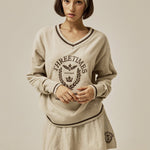 Isabel emblem knit skirt - threetimes