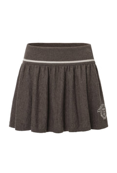 Isabel emblem knit skirt - threetimes