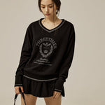 Isabel emblem knit skirt - threetimes