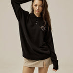 Isabel emblem polo shirts - threetimes