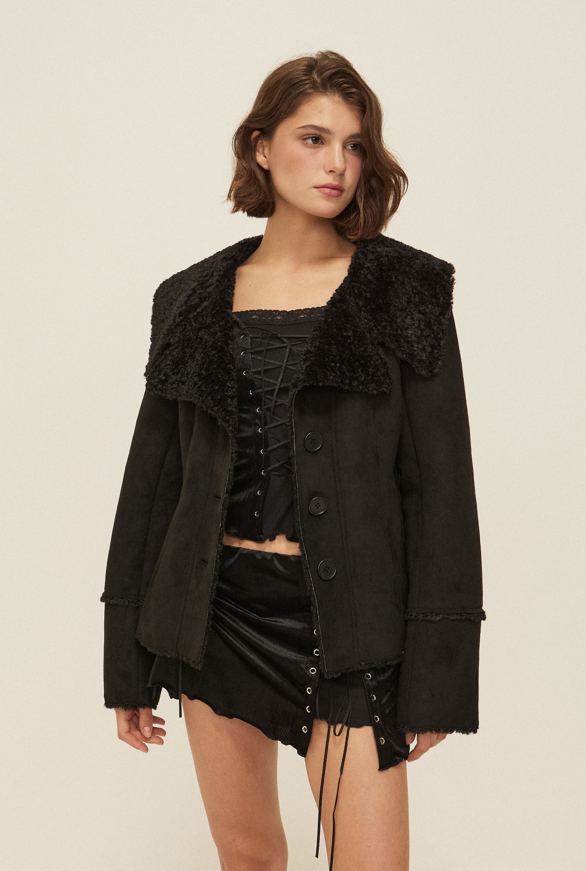 Isabella fur coat - threetimes