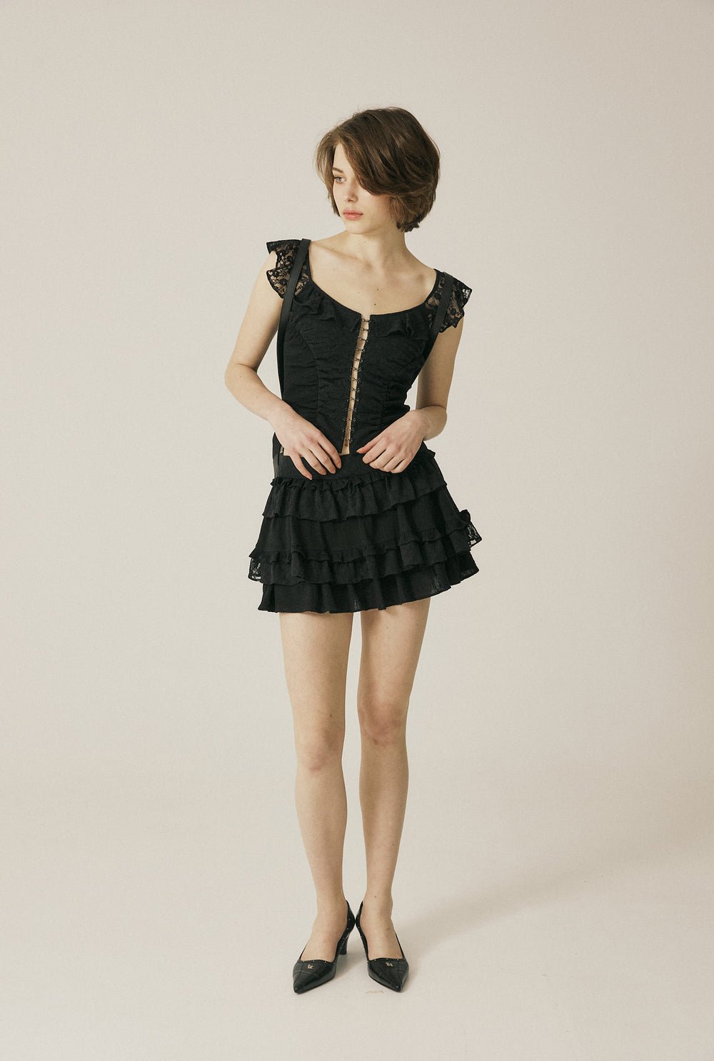 Katie lace top - threetimes