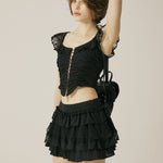 Katie lace top - threetimes