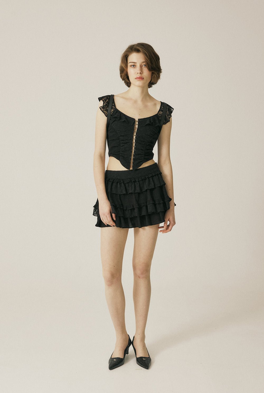 Katie lace top - threetimes