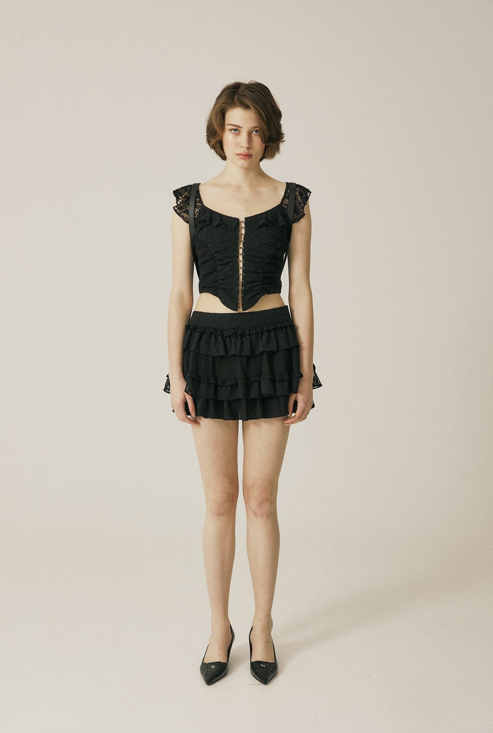 Katie lace top - threetimes