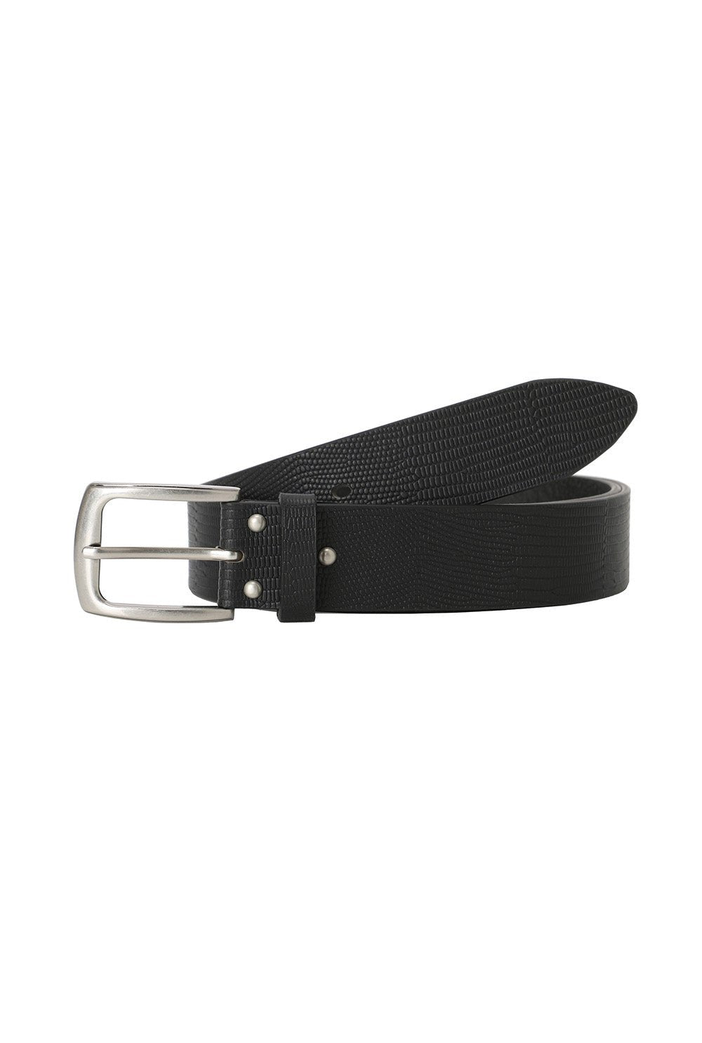 Lizard slim belt - threetimes