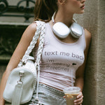 [releasing 07.15 12pm KST] Text me tank top - threetimes