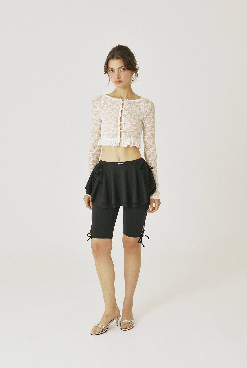 Peony lace cardigan - threetimes