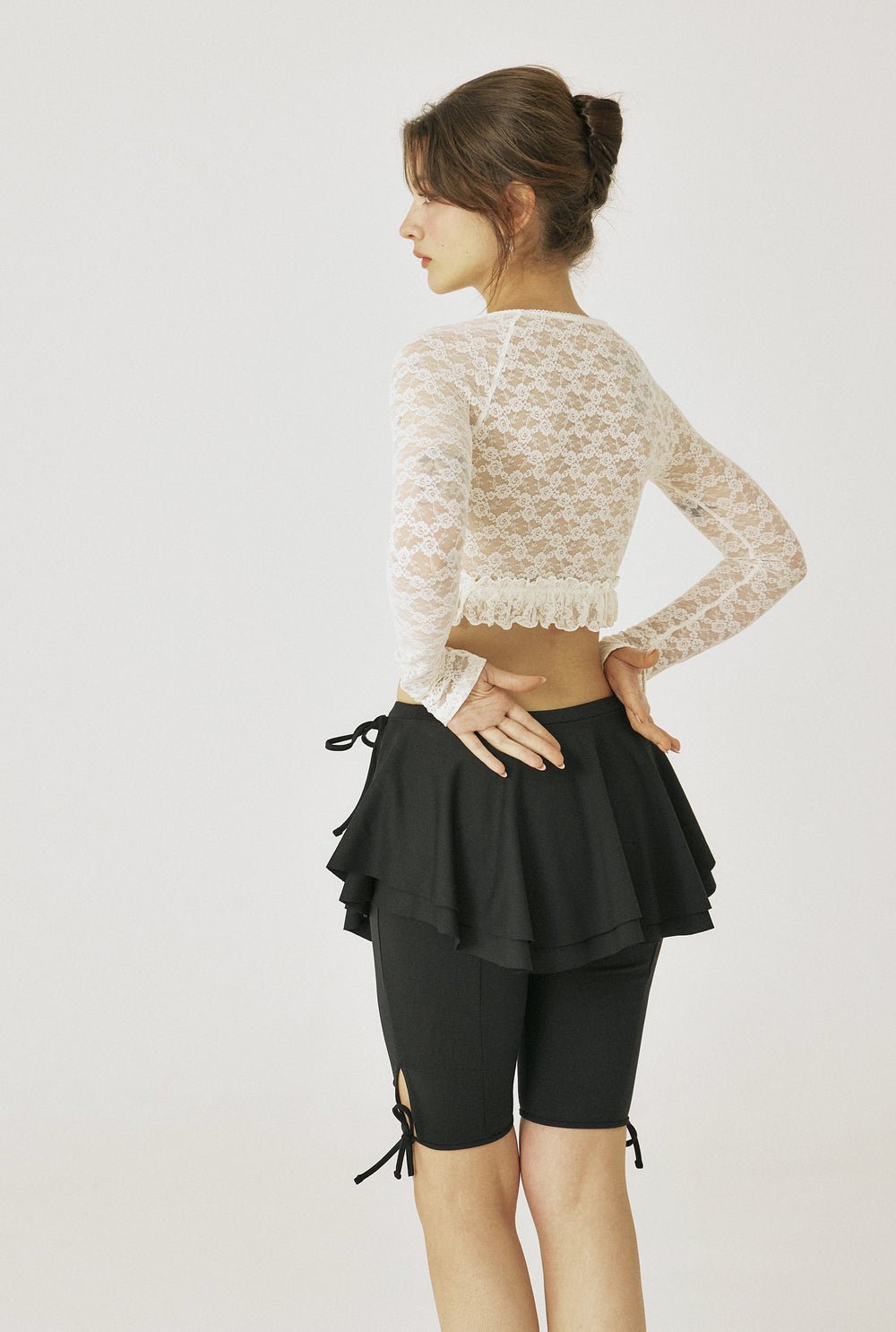 Peony lace cardigan - threetimes