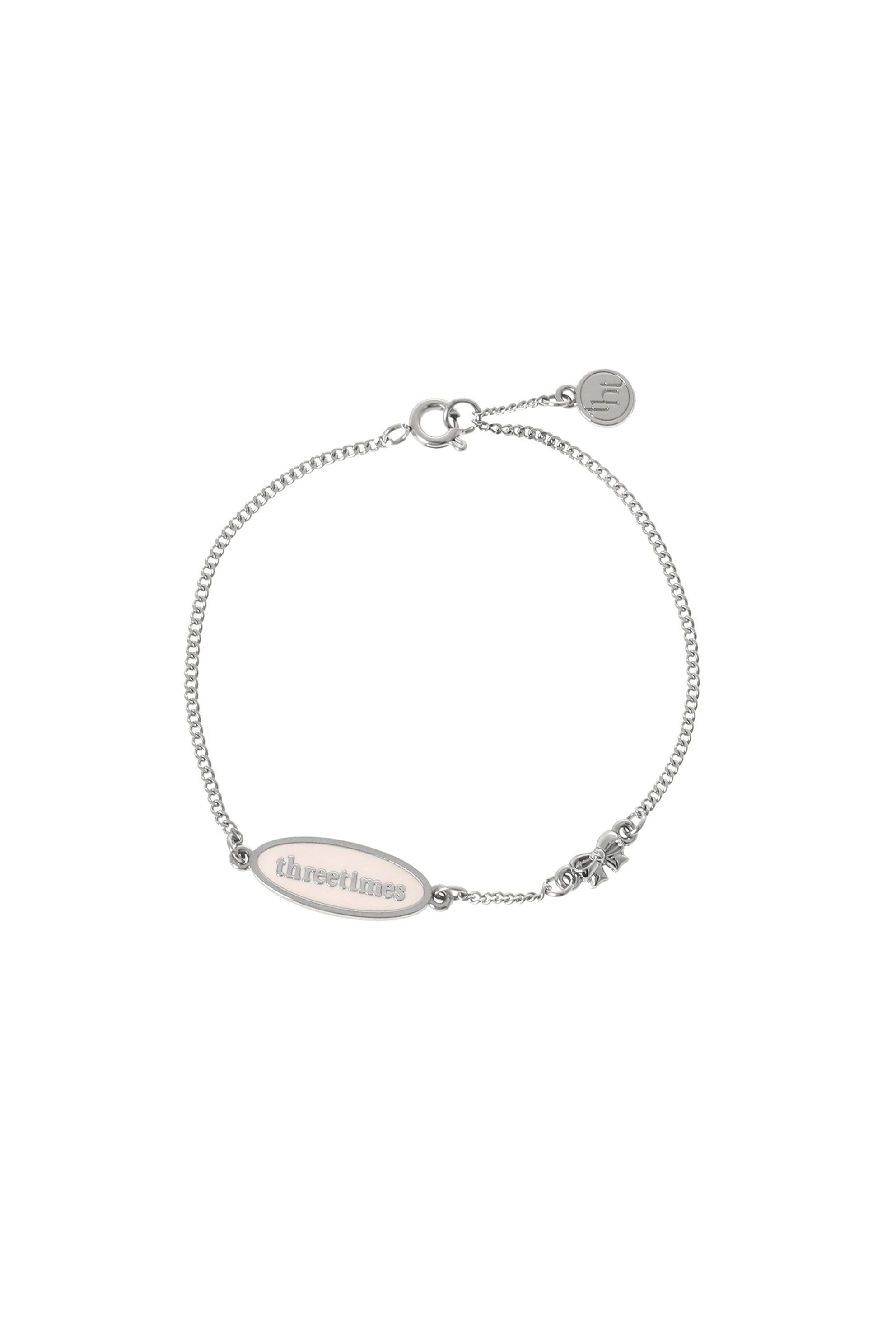 Pink almond bracelet - threetimes