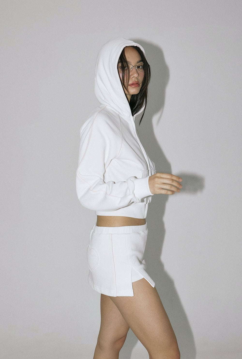 Piping slit skirt - threetimes