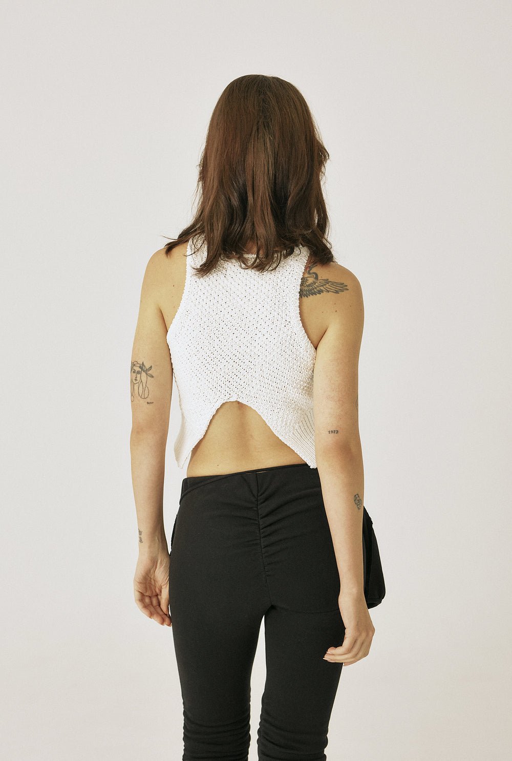 Pocket shirring pants - threetimes