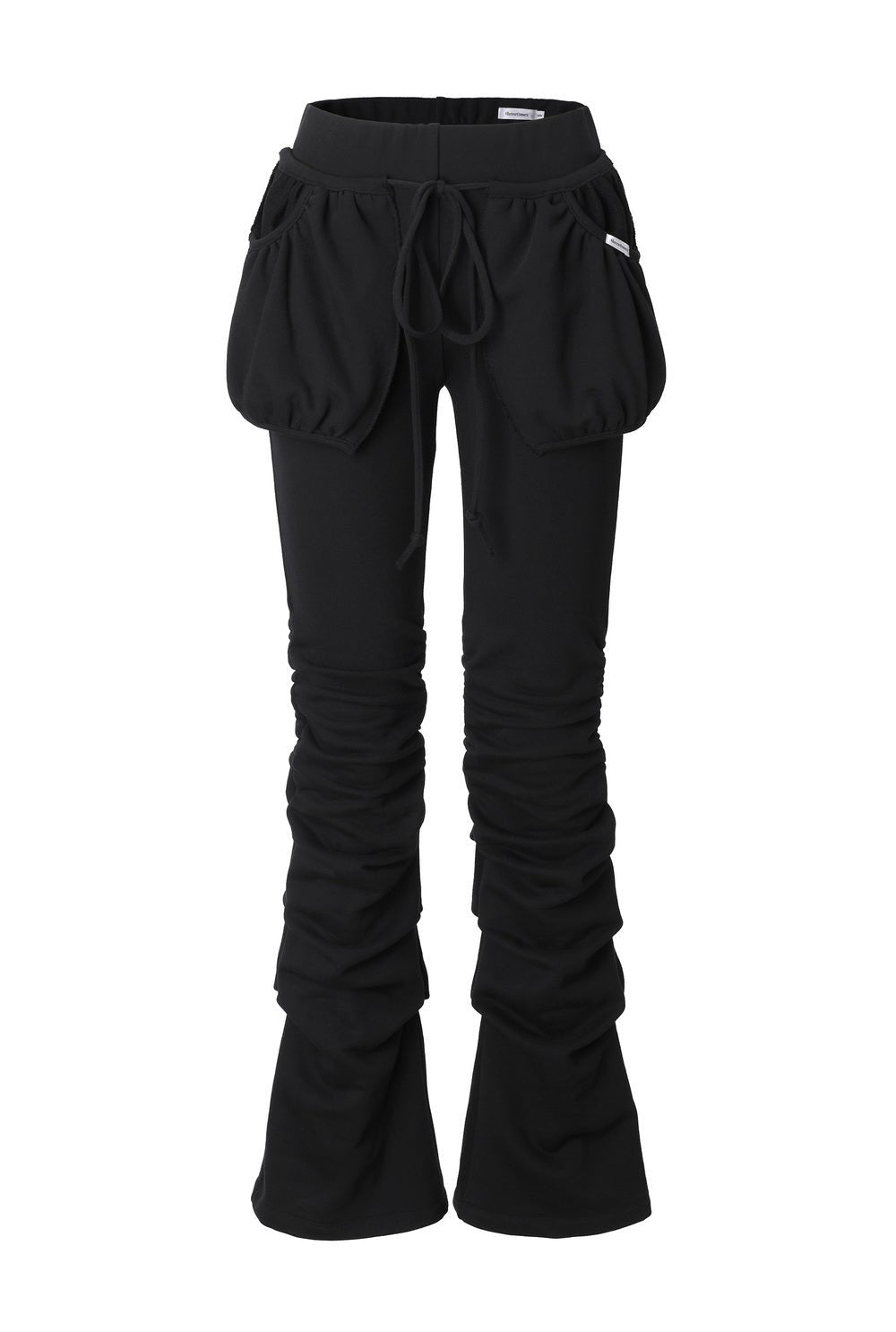 Pocket shirring pants - threetimes