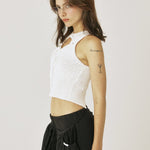 Pocket shirring pants - threetimes