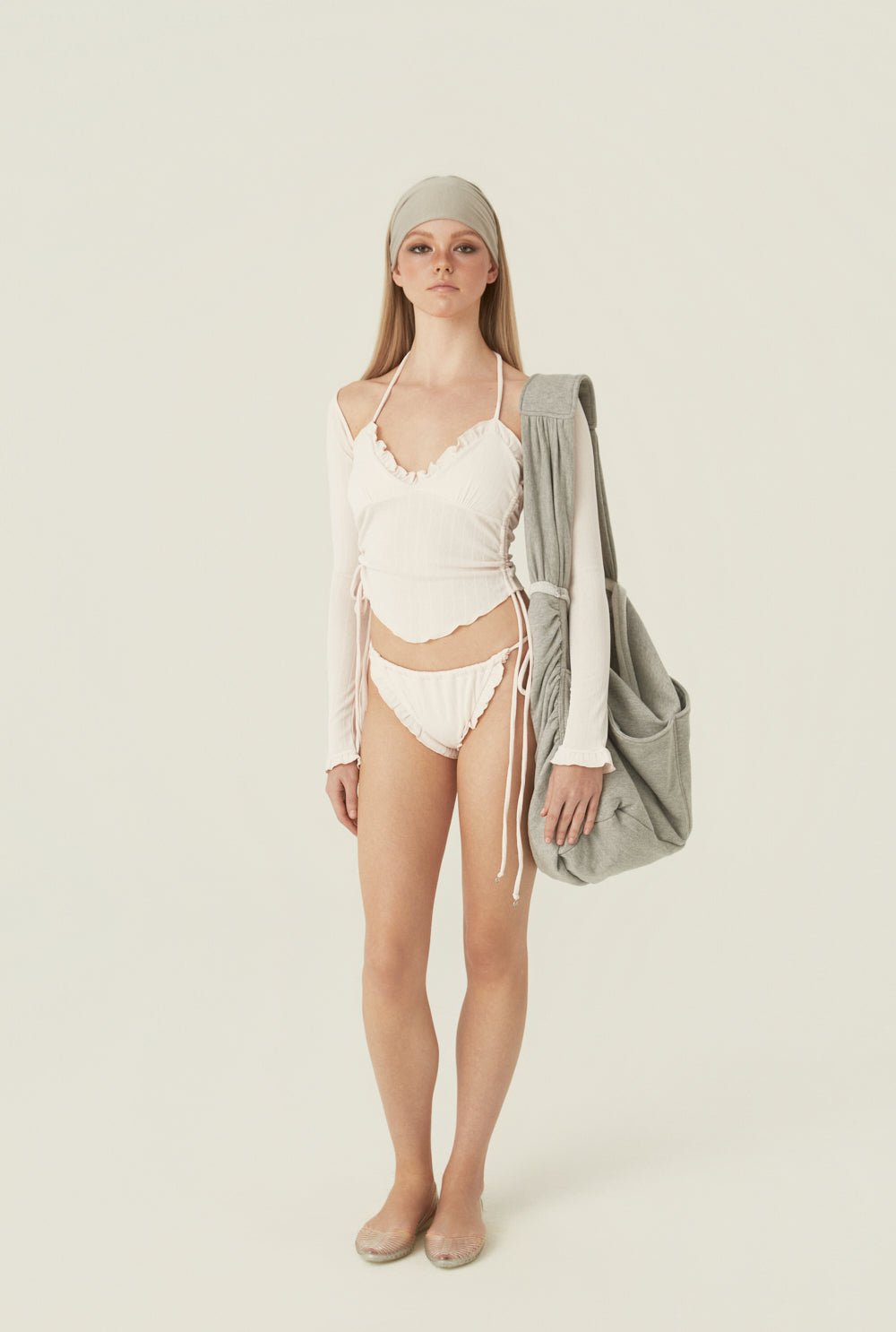 [releasing 06.02 12pm KST] Baby shower swim top - threetimes