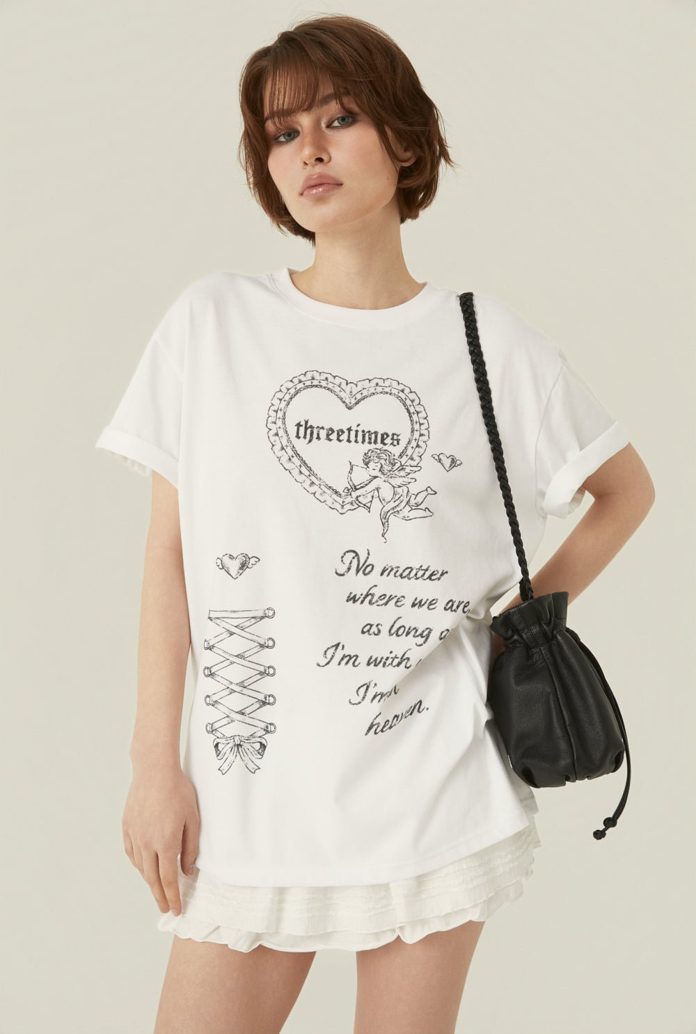 [releasing 06.02 12pm KST] Cupid box tee - threetimes