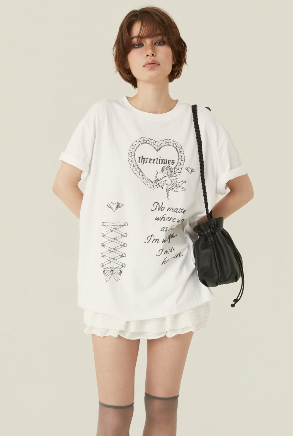 [releasing 06.02 12pm KST] Cupid box tee - threetimes