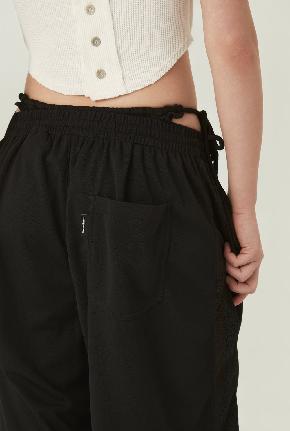 [releasing 06.02 12pm KST] Owen mesh pants - threetimes
