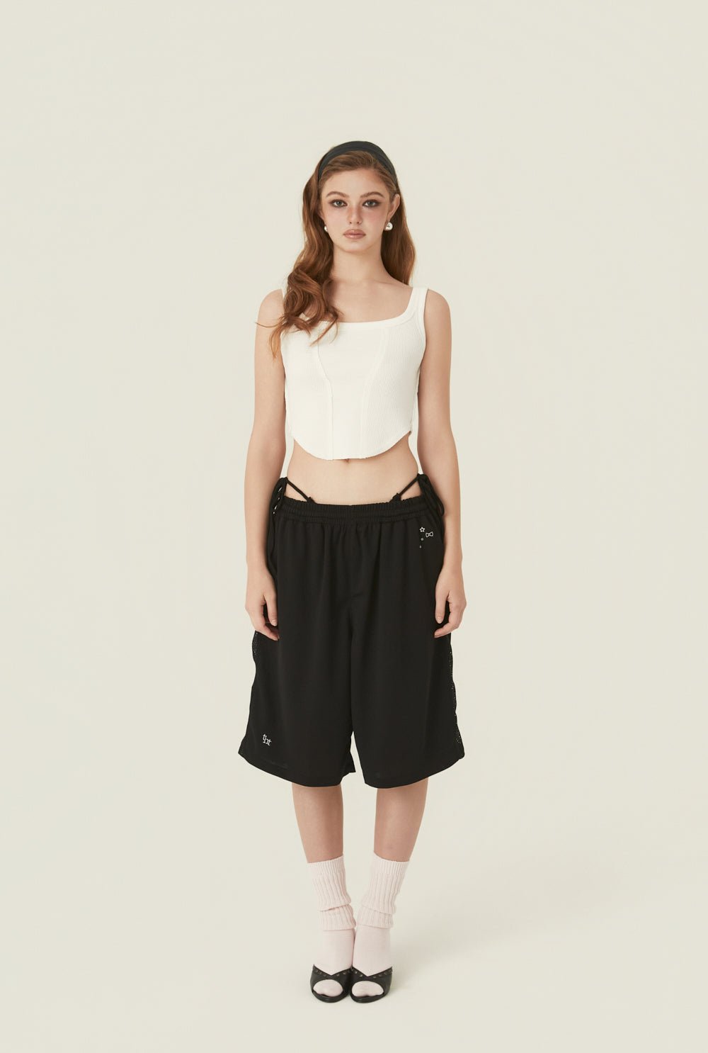 [releasing 06.02 12pm KST] Owen mesh pants - threetimes