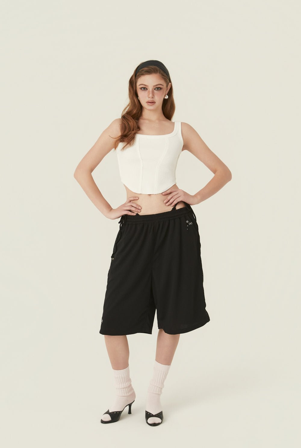 [releasing 06.02 12pm KST] Owen mesh pants - threetimes