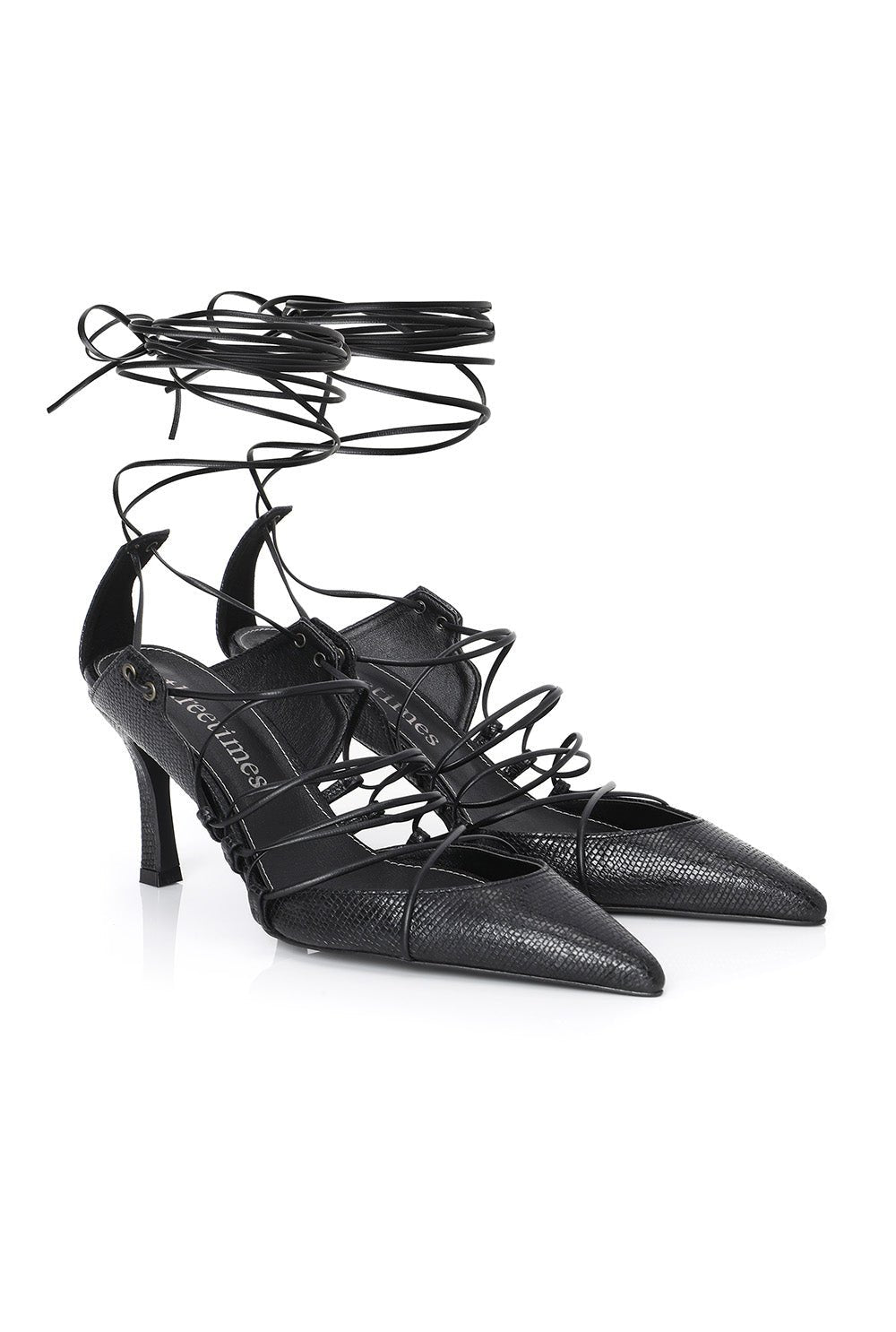 [releasing 06.02 12pm KST] Slick wrap heel - threetimes