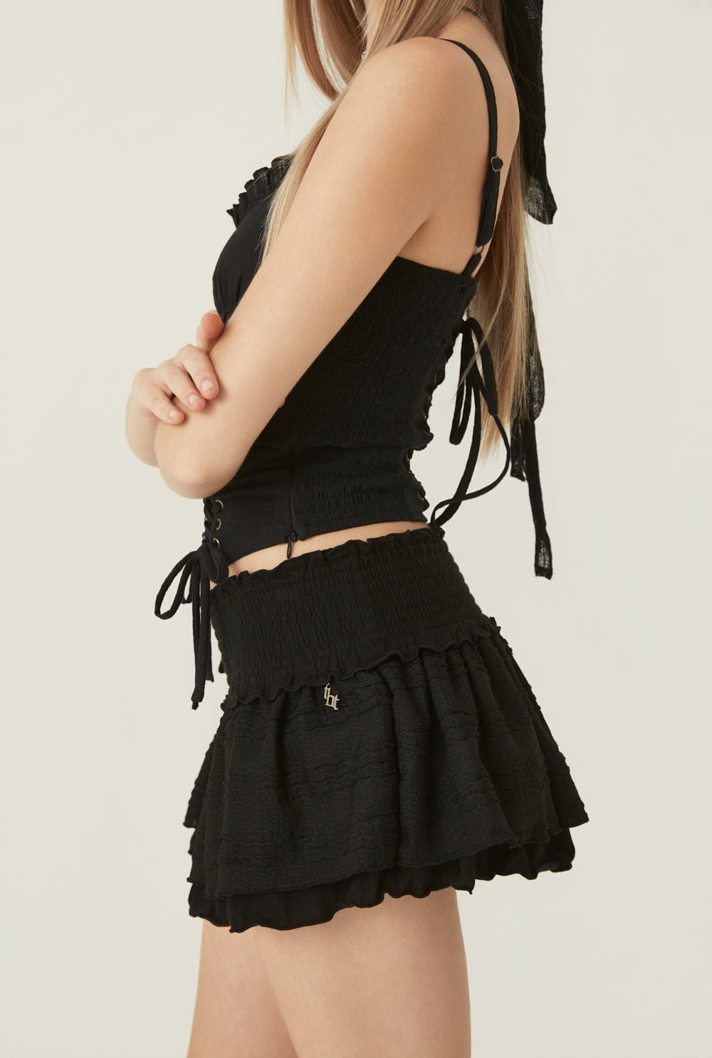 [releasing 06.02 12pm KST] Smocking dream mini skirt - threetimes