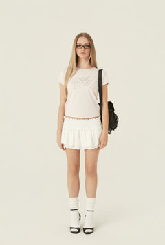 [releasing 06.02 12pm KST] Smocking dream mini skirt - threetimes