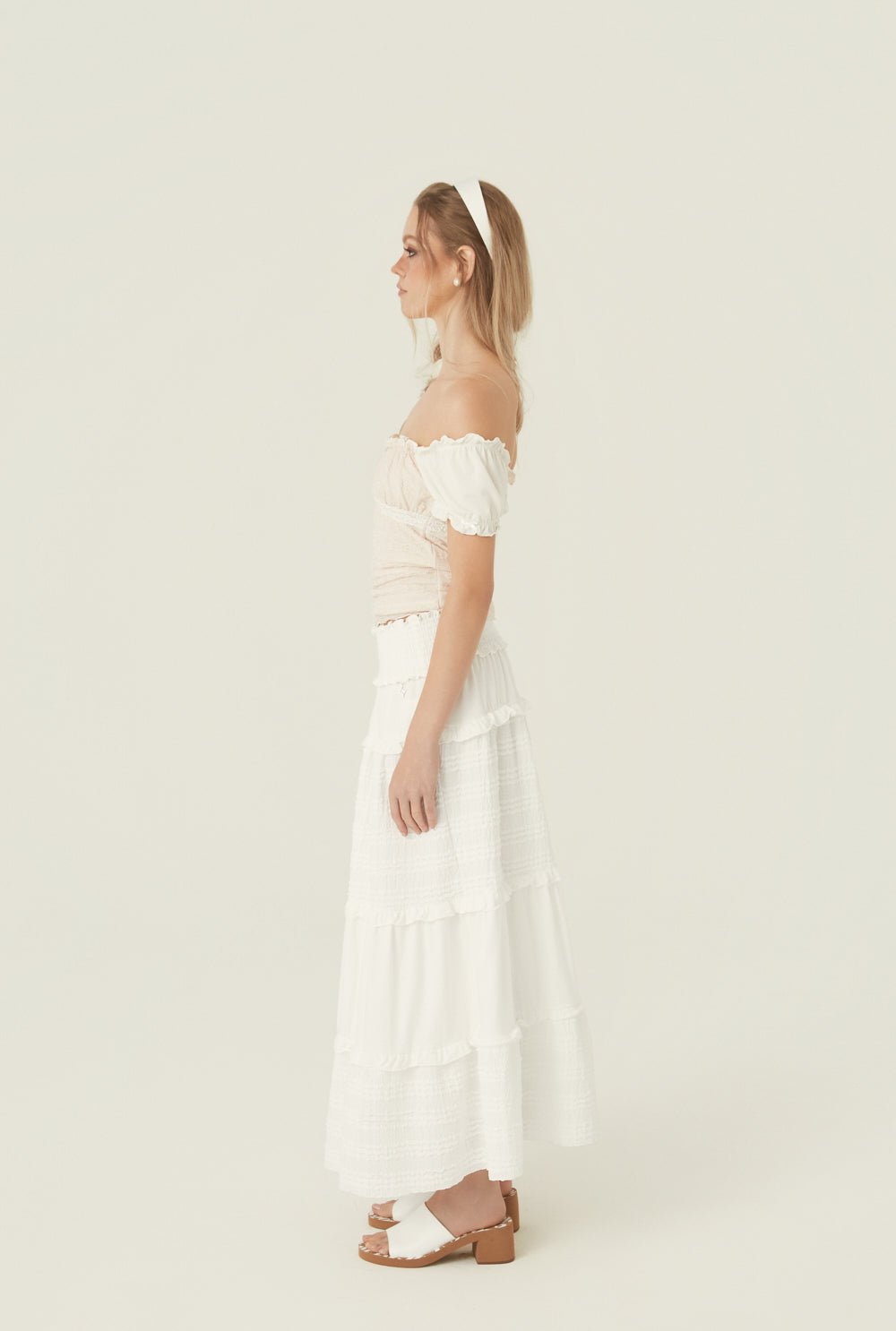 [releasing 06.02 12pm KST] Smocking dream skirt - threetimes