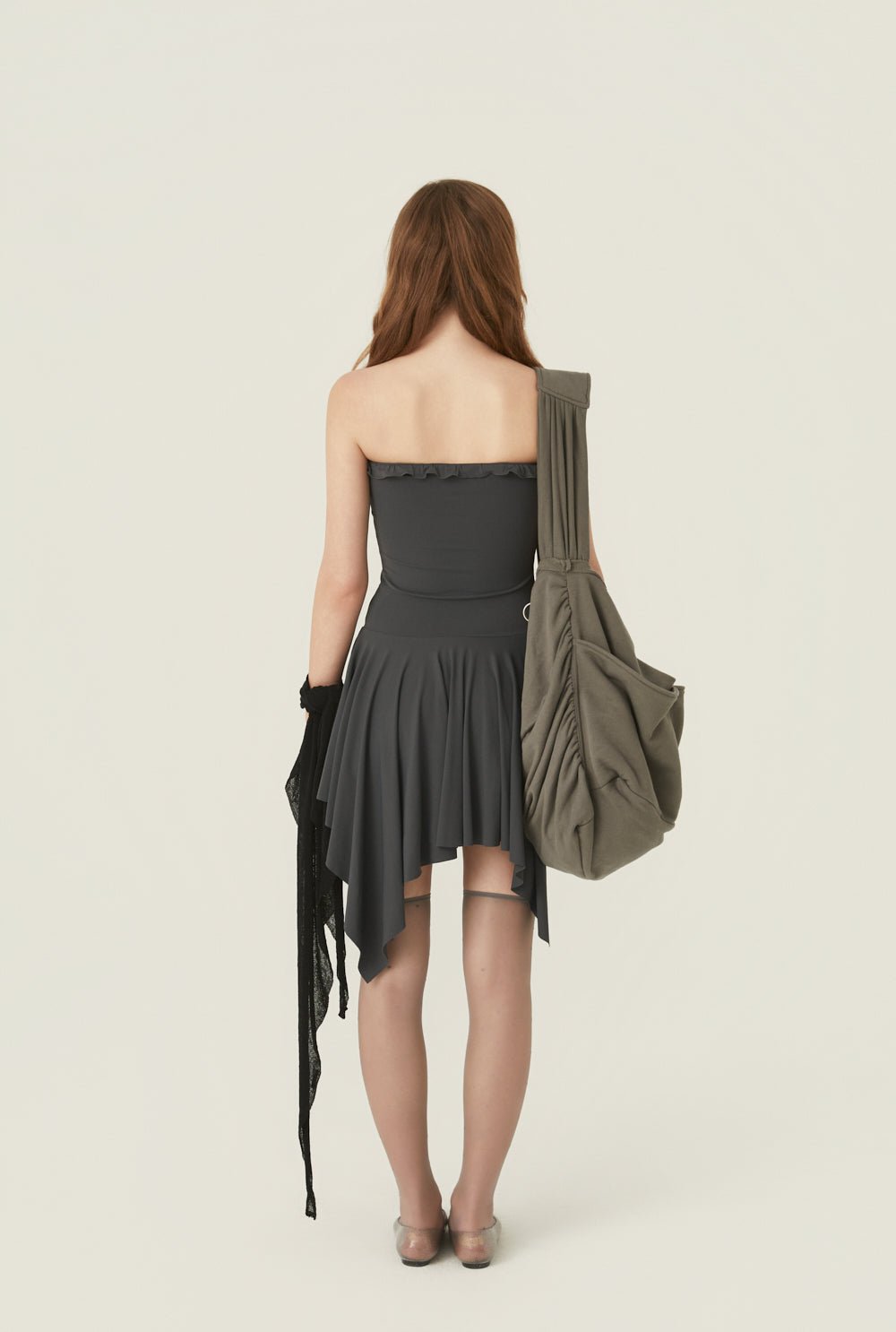[releasing 06.02 12pm KST] Stretch lace up dress - threetimes