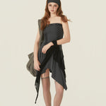 [releasing 06.02 12pm KST] Stretch lace up dress - threetimes