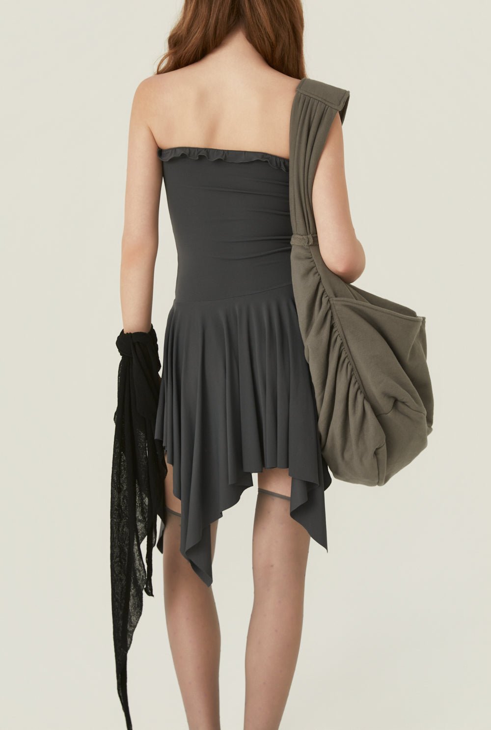 [releasing 06.02 12pm KST] Stretch lace up dress - threetimes