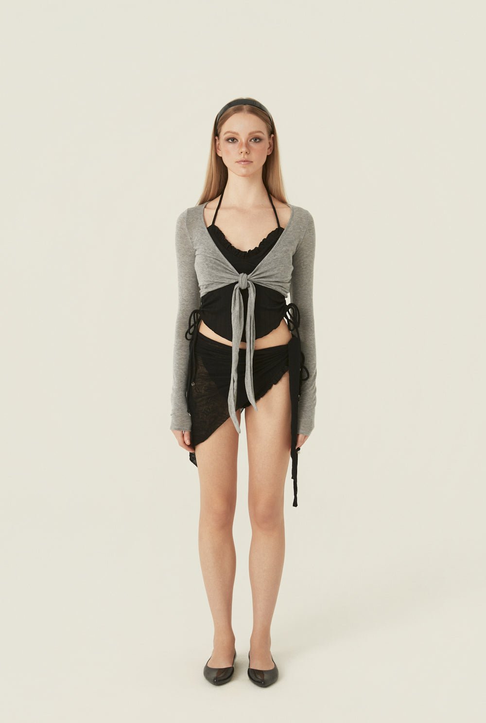 [releasing 06.02 12pm KST] Tencel tie cardigan - threetimes