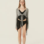 [releasing 06.02 12pm KST] Tencel tie cardigan - threetimes