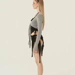 [releasing 06.02 12pm KST] Tencel tie cardigan - threetimes