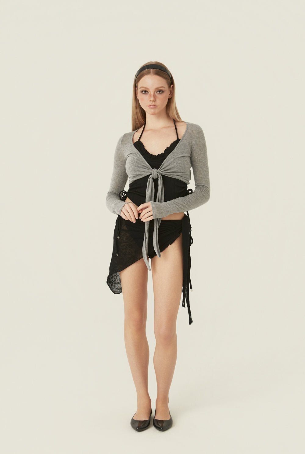 [releasing 06.02 12pm KST] Tencel tie cardigan - threetimes