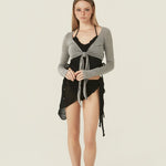 [releasing 06.02 12pm KST] Tencel tie cardigan - threetimes