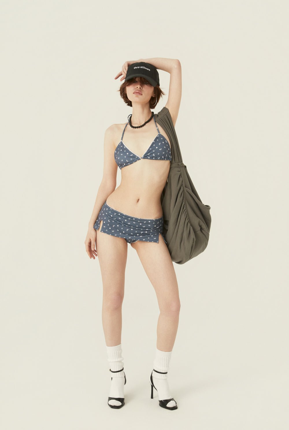[releasing 06.02 12pm KST] Yogurt swim skirt - threetimes