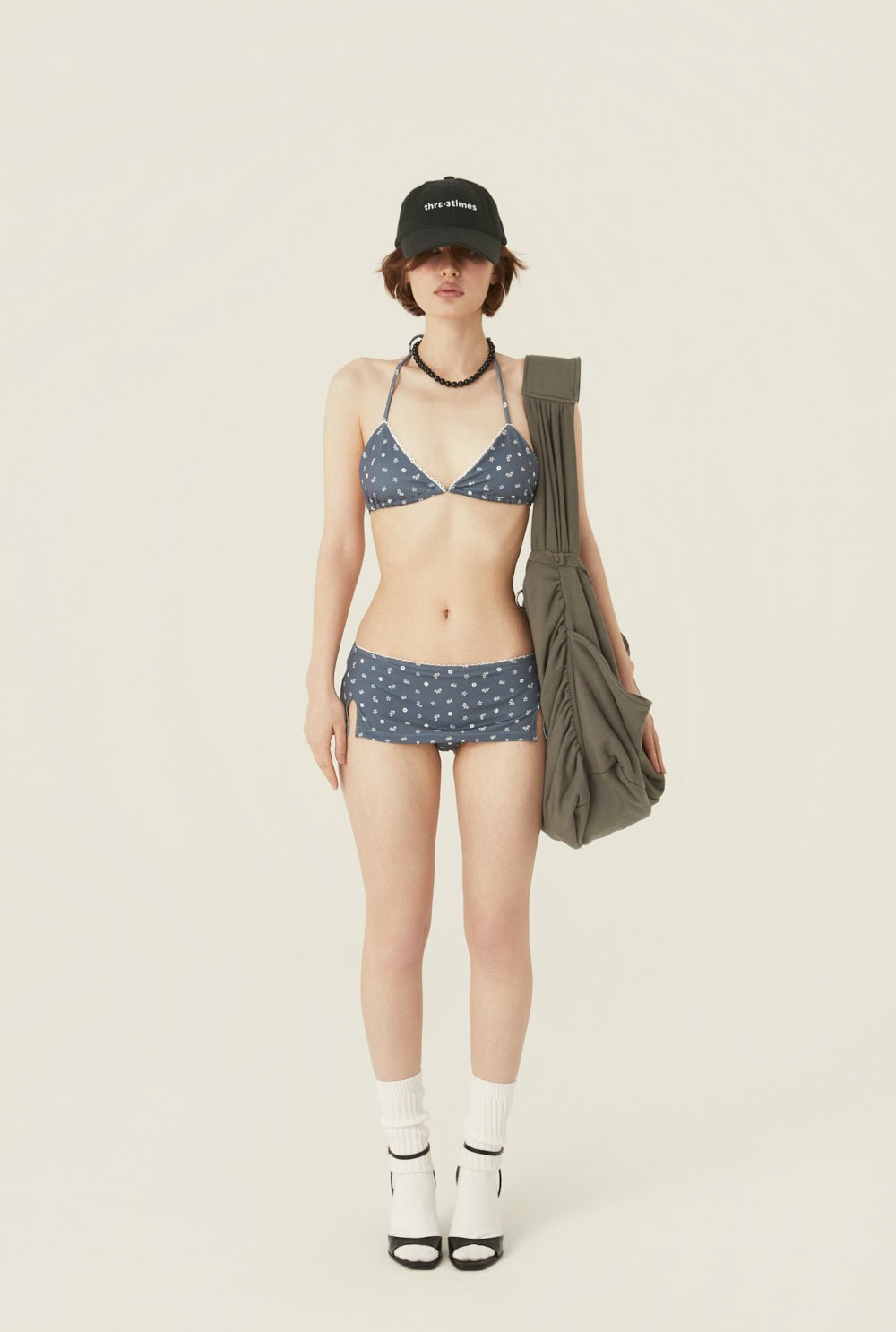 [releasing 06.02 12pm KST] Yogurt swim skirt - threetimes