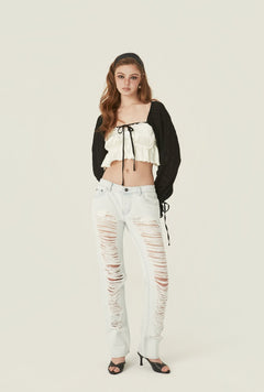 [releasing 06.11 12pm KST] Alexa raw jeans - threetimes