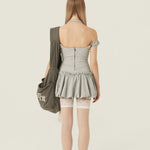 [releasing 06.11 12pm KST] Ann halter dress - threetimes
