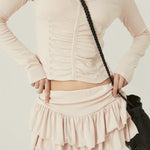 [releasing 06.11 12pm KST] Cinnamon skirt - threetimes