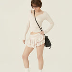 [releasing 06.11 12pm KST] Cinnamon skirt - threetimes