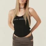 [releasing 06.11 12pm KST] Heart stud tank top - threetimes