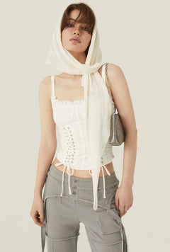 [releasing 06.11 12pm KST] Juliet corset top - threetimes