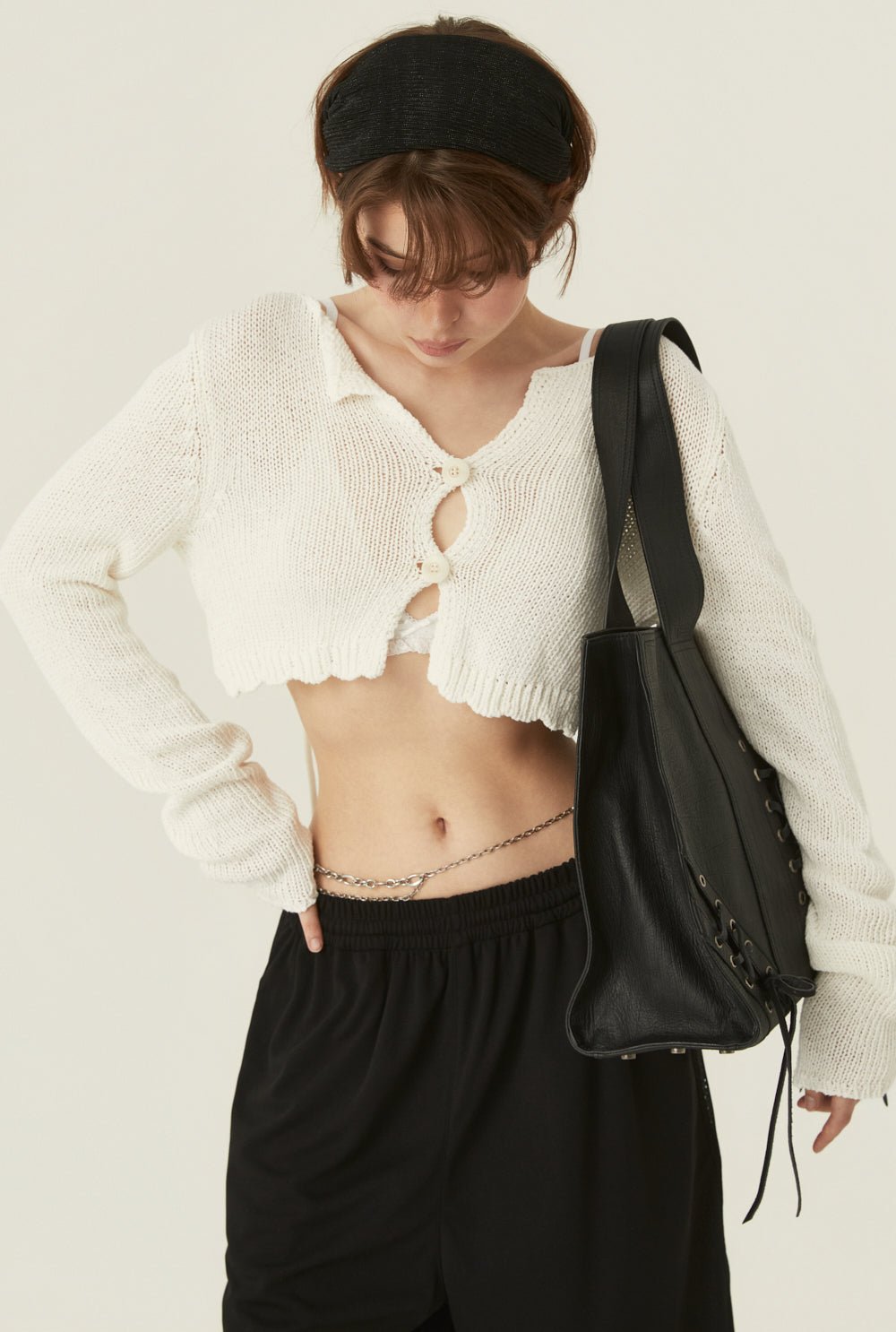 [releasing 06.11 12pm KST] Ribbon tie cardigan - threetimes
