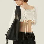 [releasing 06.11 12pm KST] Ribbon tie cardigan - threetimes